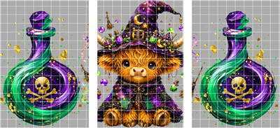 16oz Halloween-J  2040